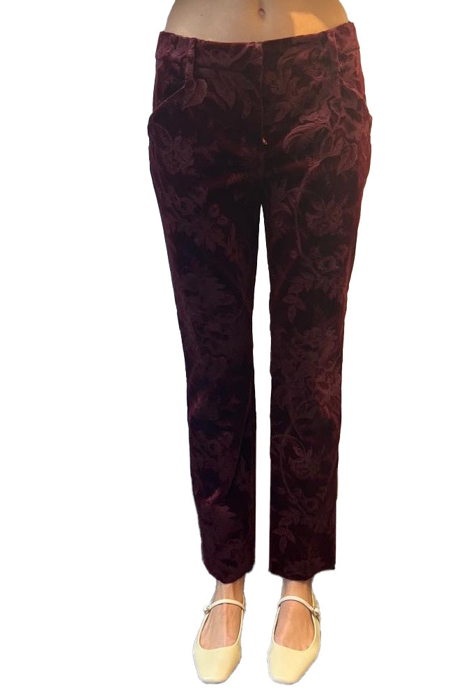 Red Velvet Trousers