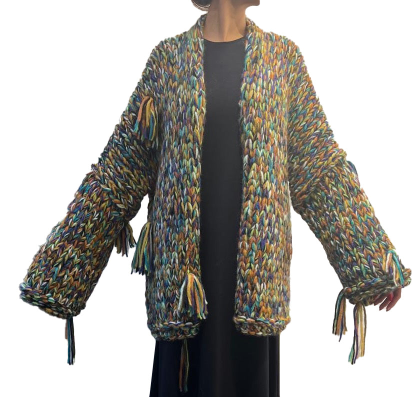 Cardigan Amaranto Mountain sky Unisex