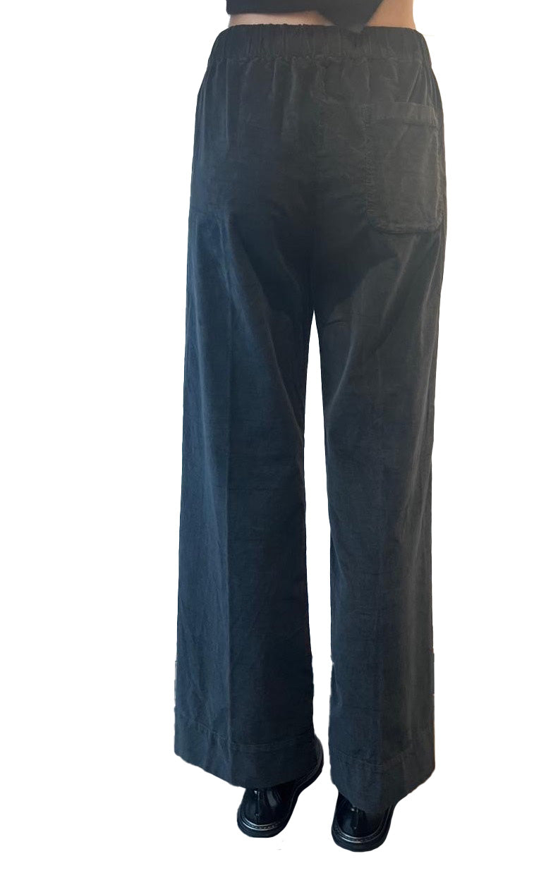 Pencil pantalone nero velluto