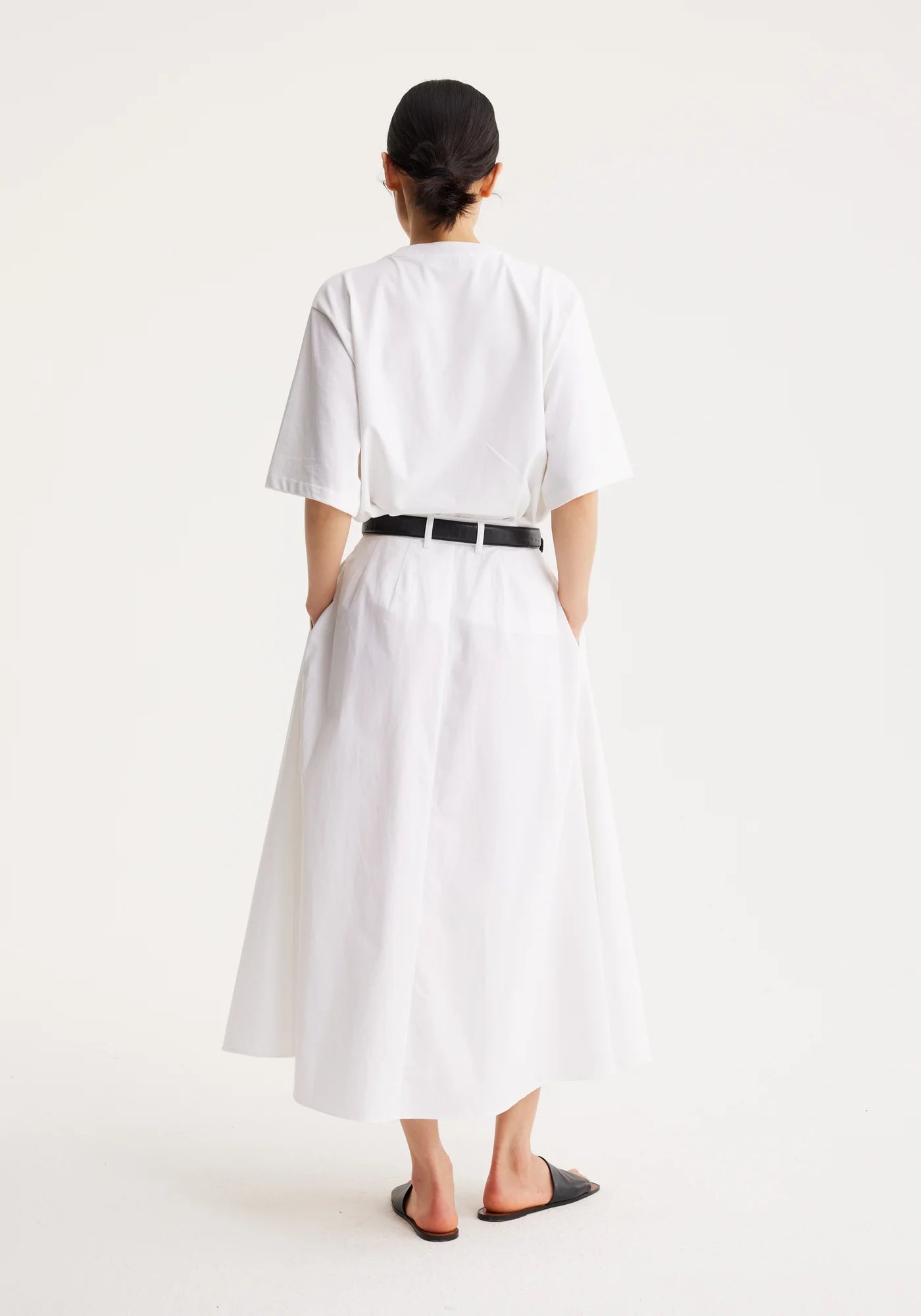 White cotton skirt