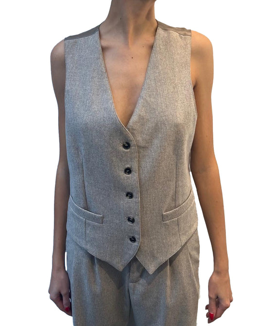 Gianna beige vest