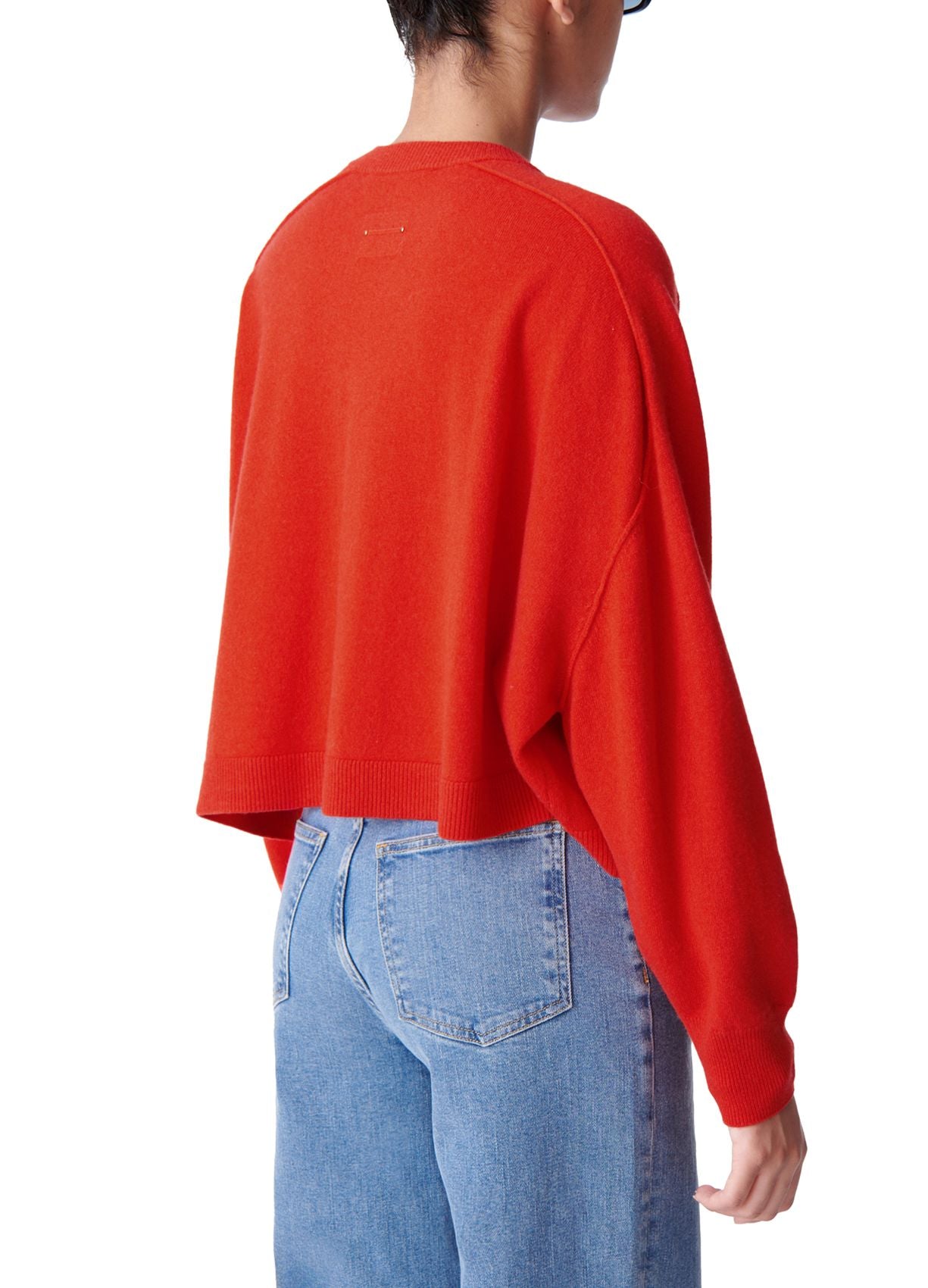 Douve cardigan arancio