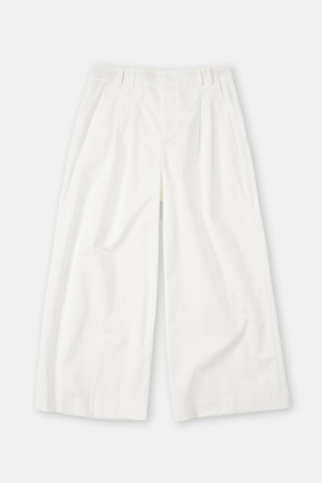Trona wide ivory trousers