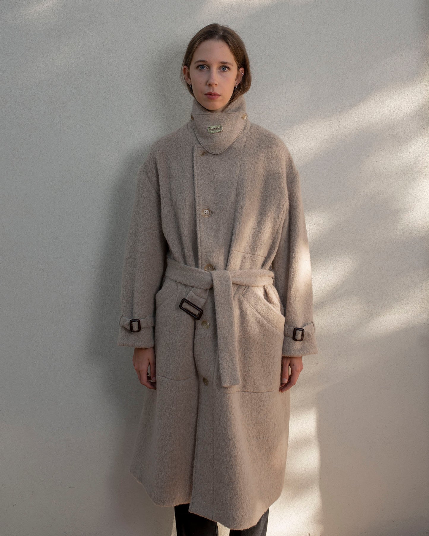 Cappotto Trench Cammello