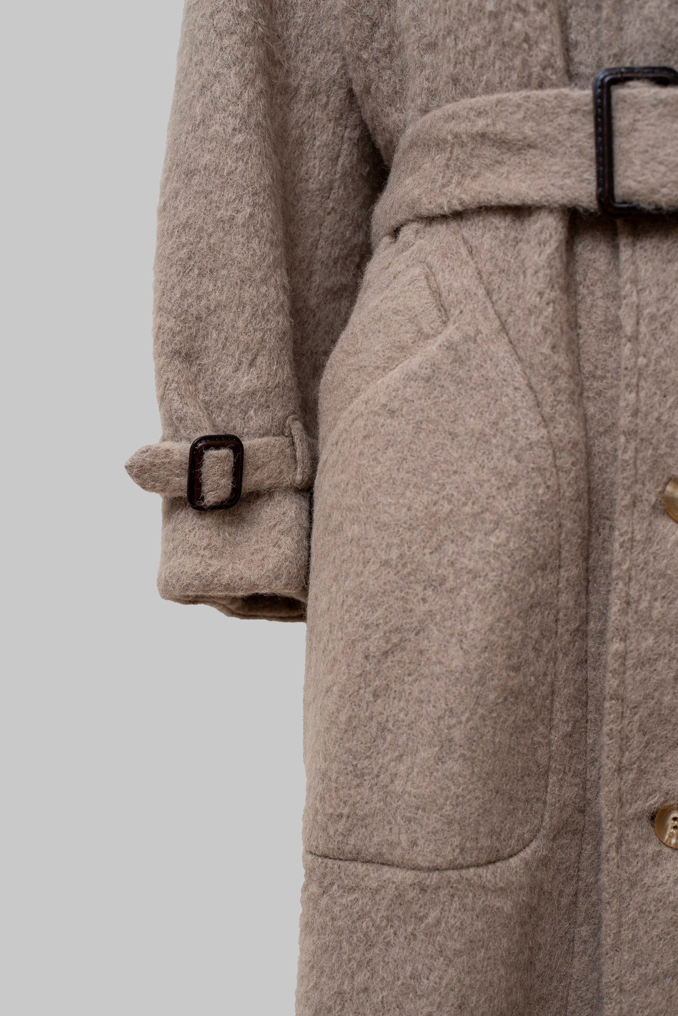 Cappotto Trench Cammello