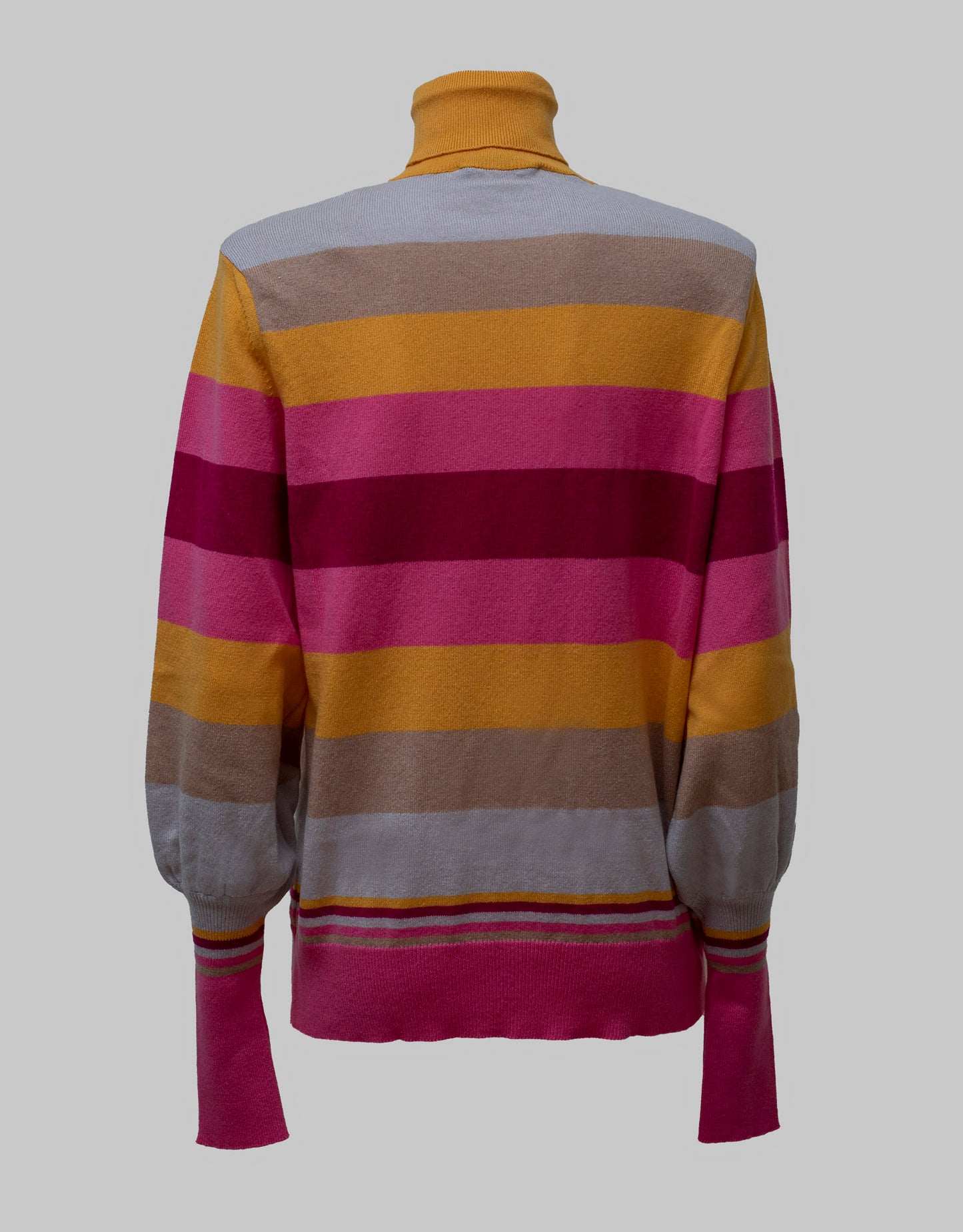 Sonia Light Striped Turtleneck