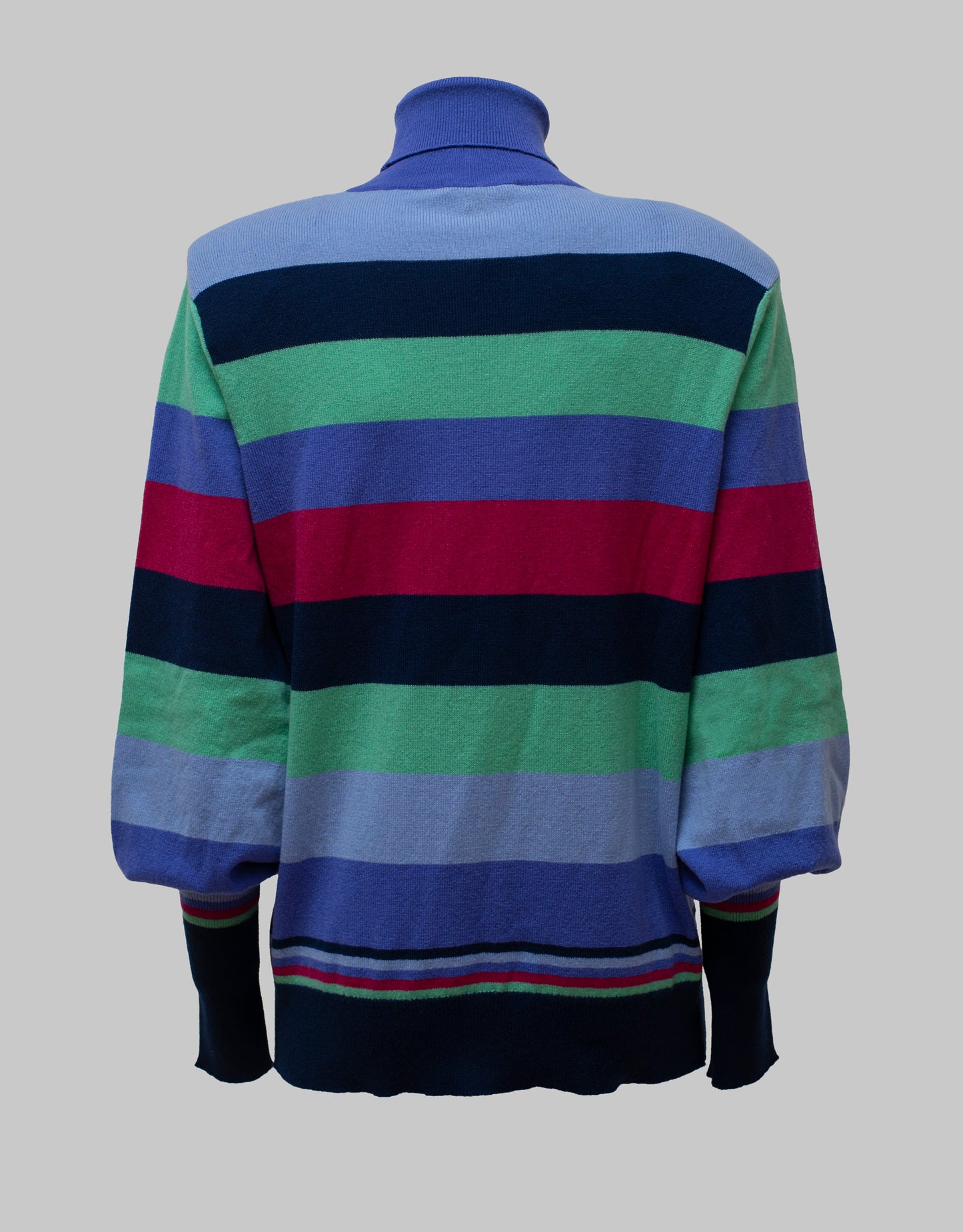 Sonia Dark Striped Turtleneck