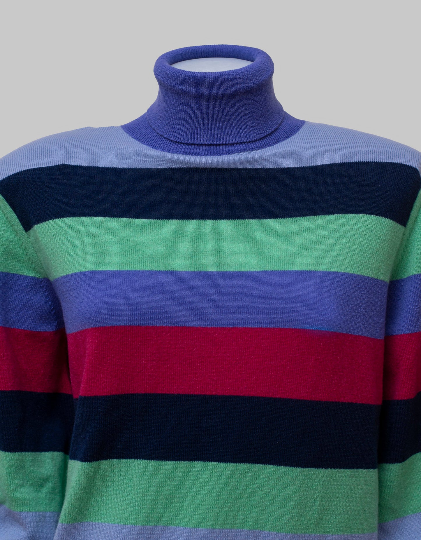 Sonia Dark Striped Turtleneck