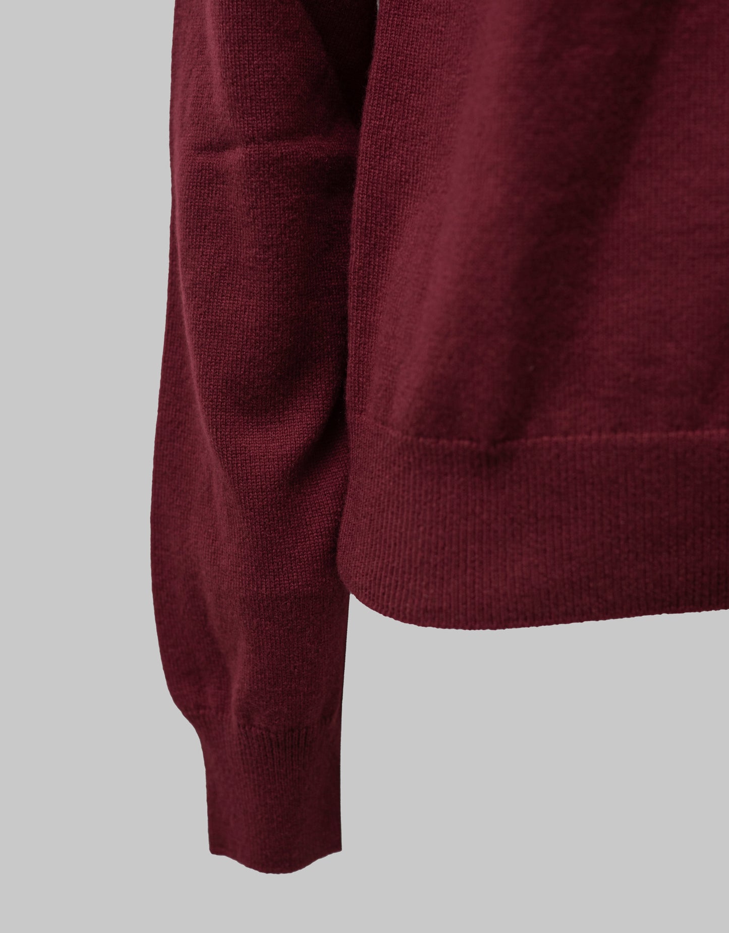 Burgundy cashmere turtleneck