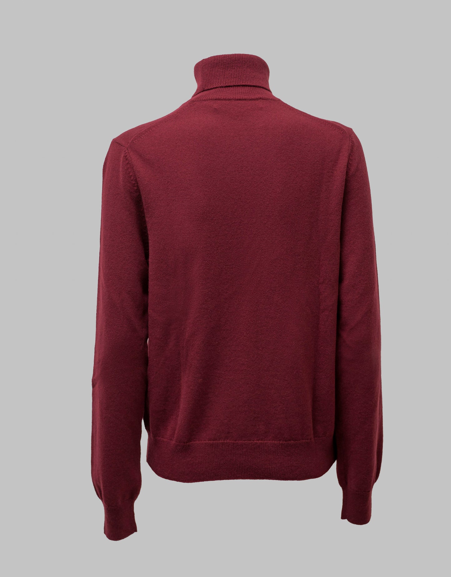 Burgundy cashmere turtleneck