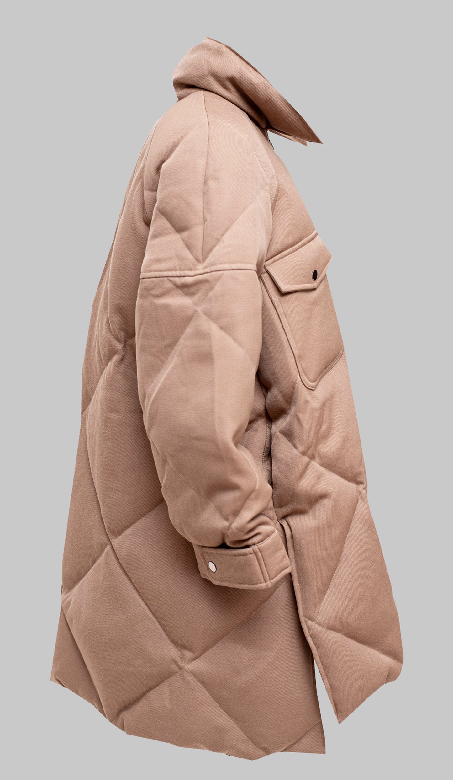 Beige winter coat