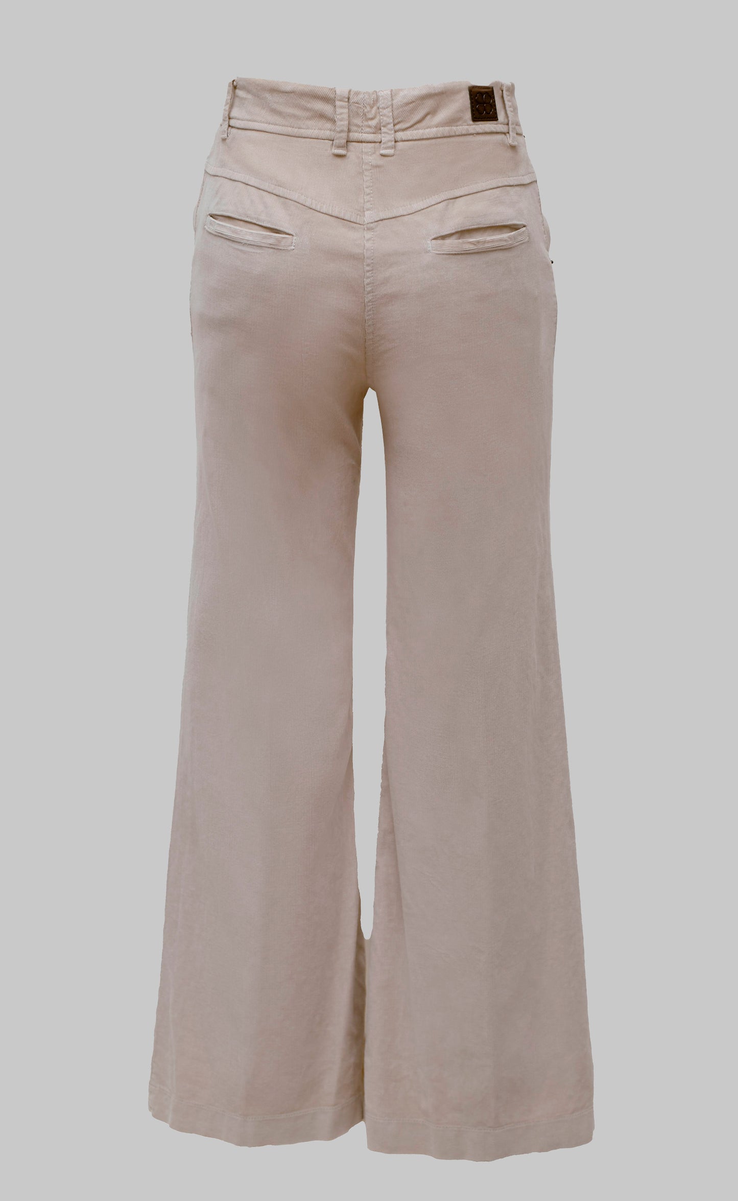 Pantalone Margot velluto avorio