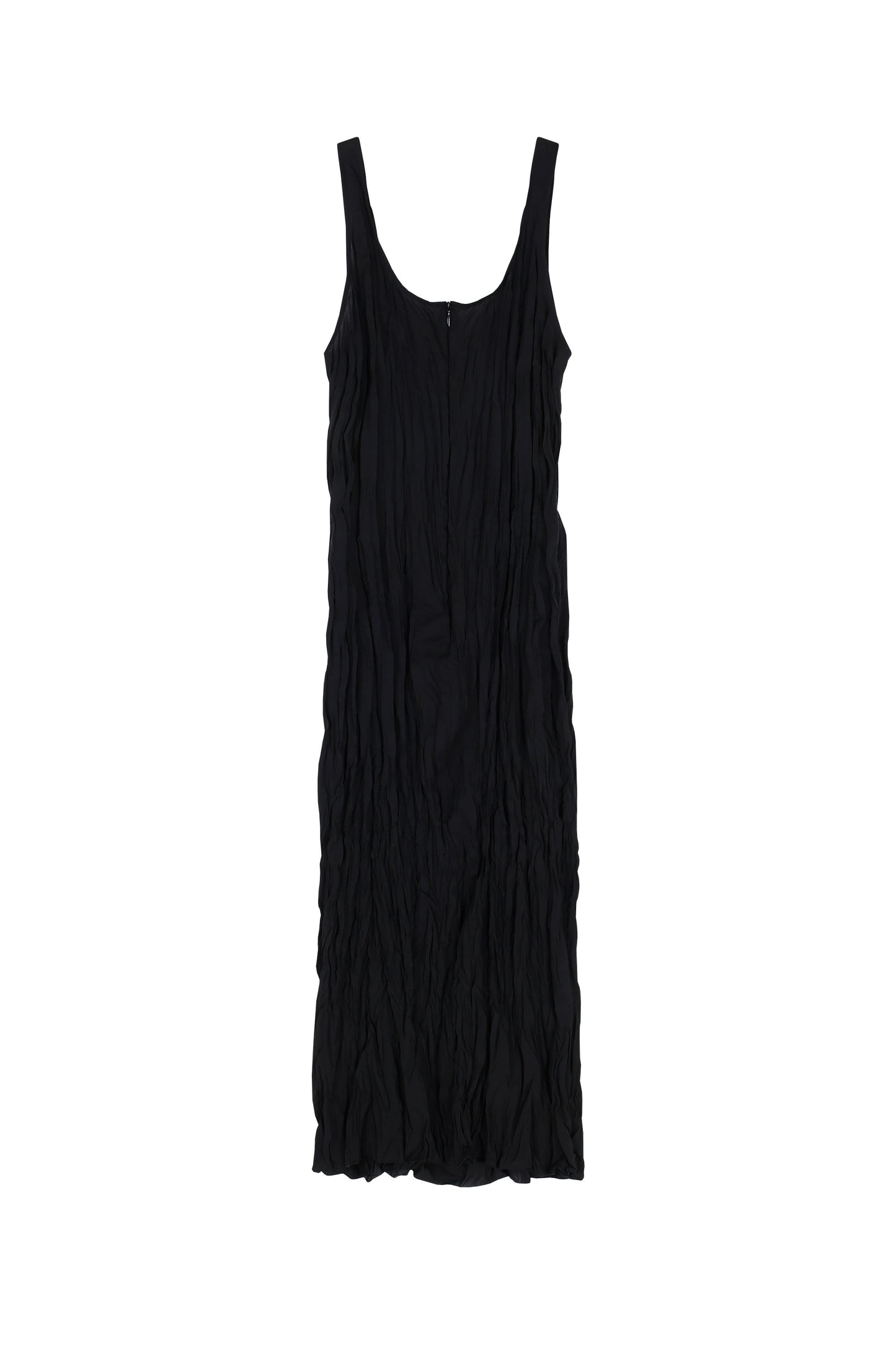 Black wrinkled dress
